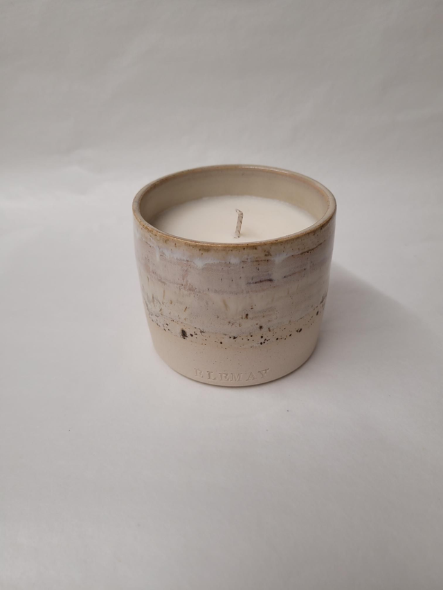 Beach Walk Refillable Ceramic Jar Soy Wax Candle - ES-020