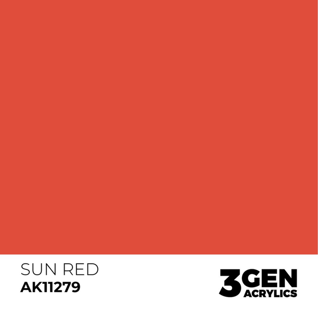 3rd Gen. Acrylics Sun Red