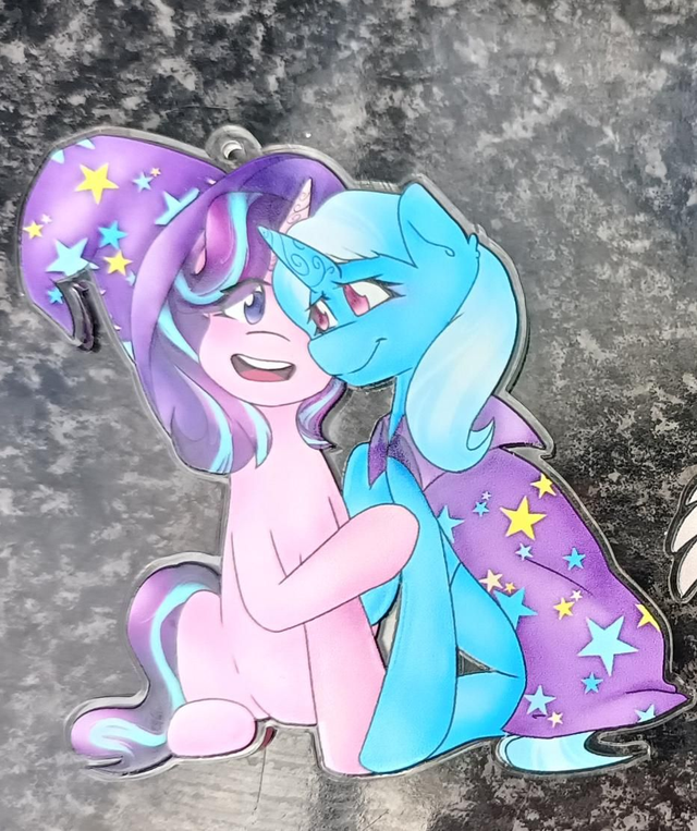 Trixy and Starlight Keyring 