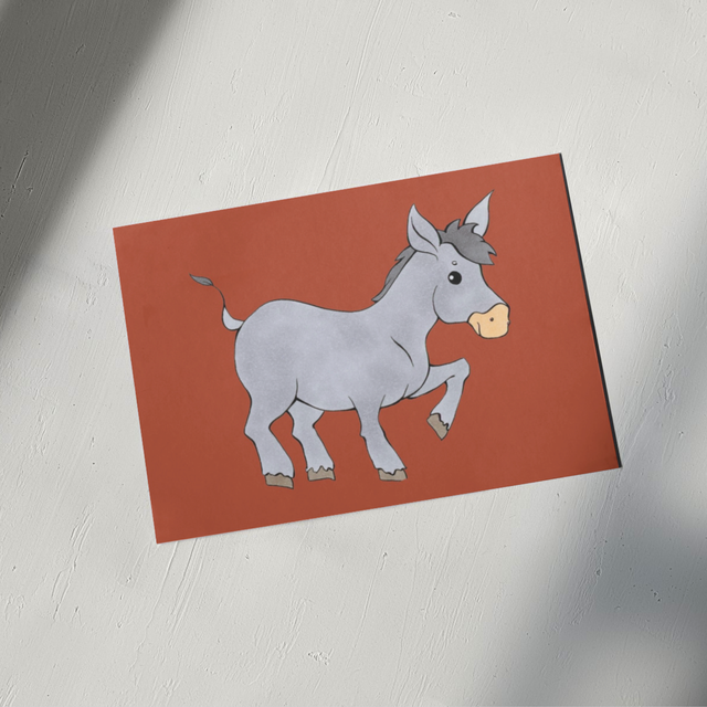 Carte Postale - Ane