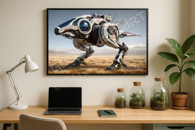 Cadre Cybernosaure Phorusrhacidae (15)