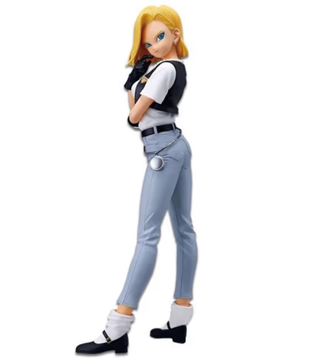Dragonball Z figuur Android 18 spijkerbroek grijs (23cm)
