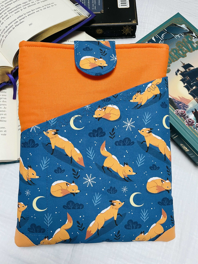Pochette à livre à poche renard 