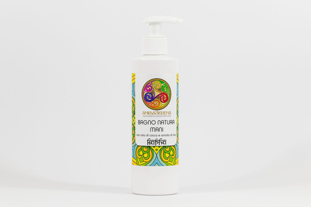 Bagno Natura Mani Sandalo e spezie – detergente viso e corpo non schiumogeno by Anima Serena 250 ml
