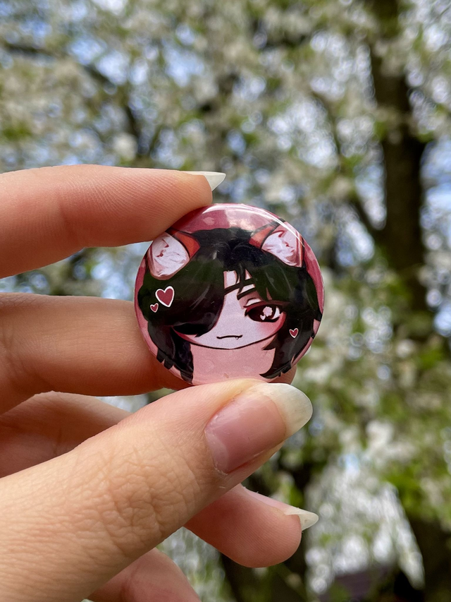 Hua Cheng TGCF Button Pin  