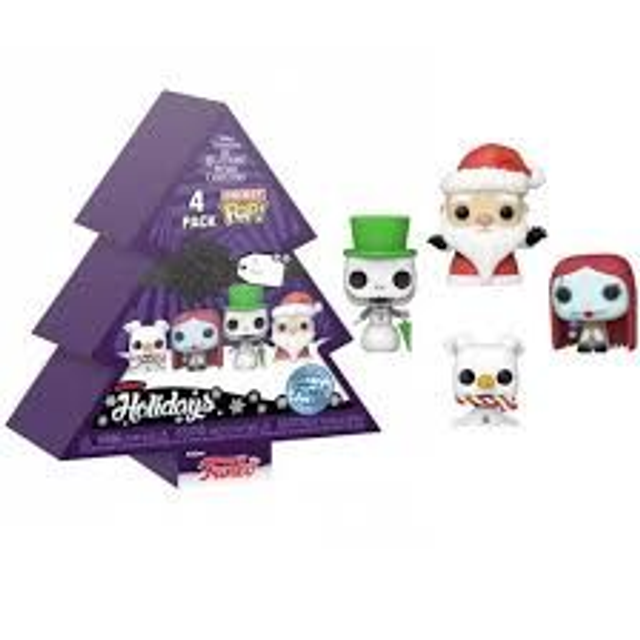 The Nightmare Before Christmas: 4-Pack Pocket Pop!