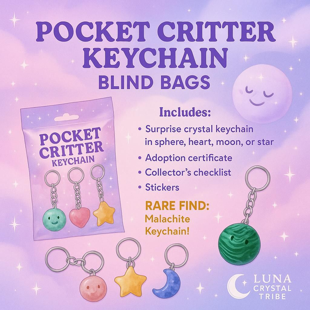 Pocket Critter Key Chain Blind Bag