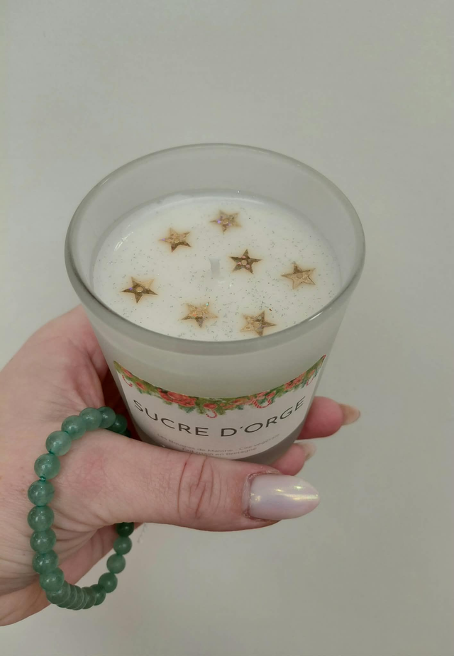 Bougie parfum sucre d'orge