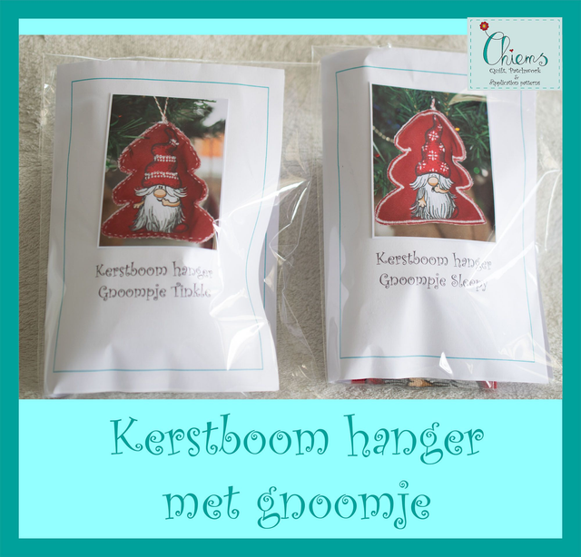 Kerstboom hanger Gnoompje DIY pakketje 