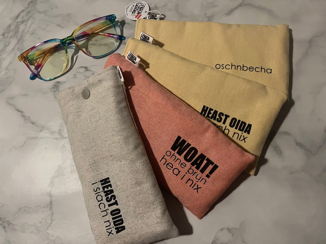 Brillentasche handgemacht