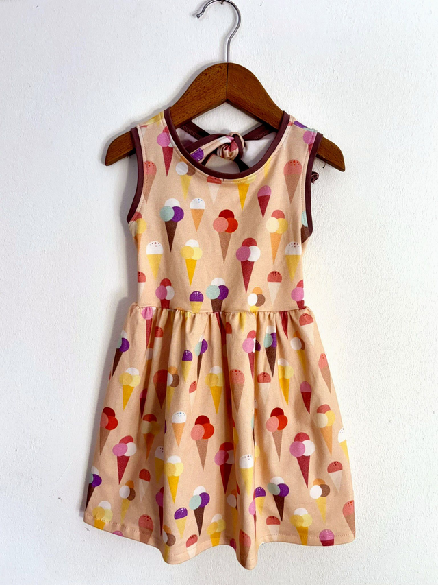 Vestido nudo Helados