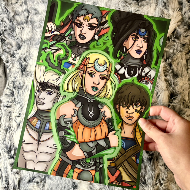 Hades II Romanceable Companions A4 Print