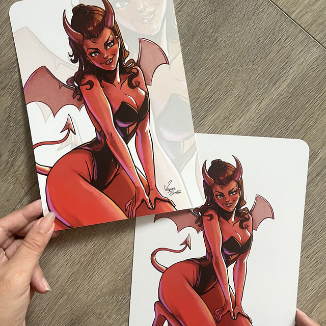 Impression les Monstres en Pin-up A5