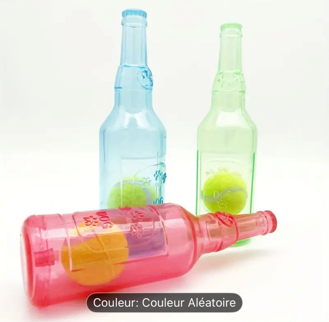 Jouet à macher en forme de bouteille