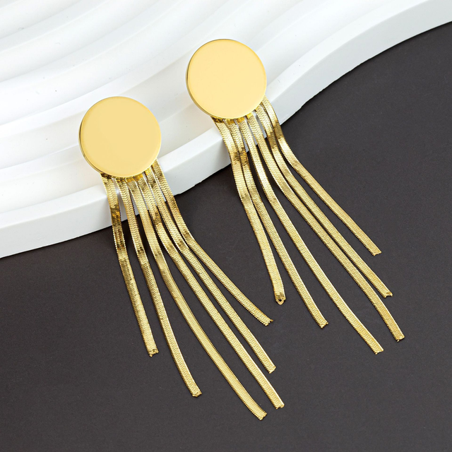 Gold Waterfall Earrings