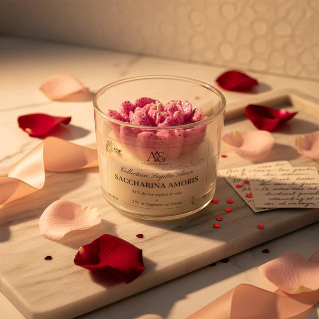 Bougie Saccharina Amoris - Parfum barbe à papa
