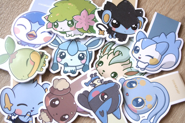 Pokemon Gen 4 Marcapáginas / Bookmarks