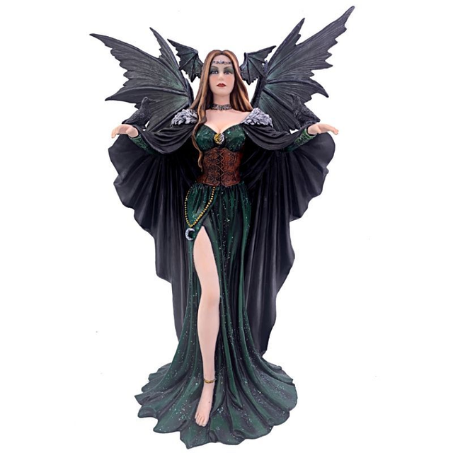 Fée grande - Verte ailes sur la tête