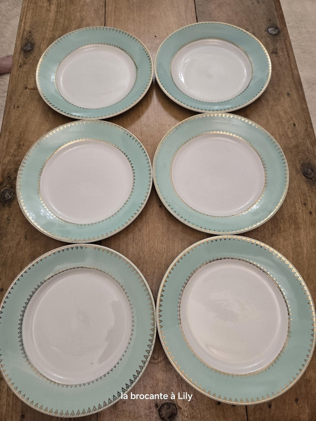 Assiettes plates Badonviller