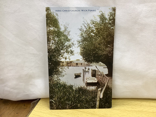 Christchurch, Wick Ferry, Dorset, Posted 1917 The Photochrom Co. Ltd Antique postcard. Our Ref No R577 £2.00