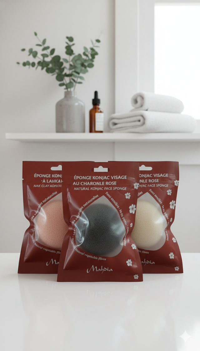 Eponge konjac (Mahoia) 