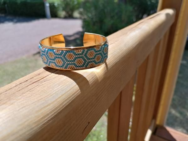 Labyrinthe bleu clair