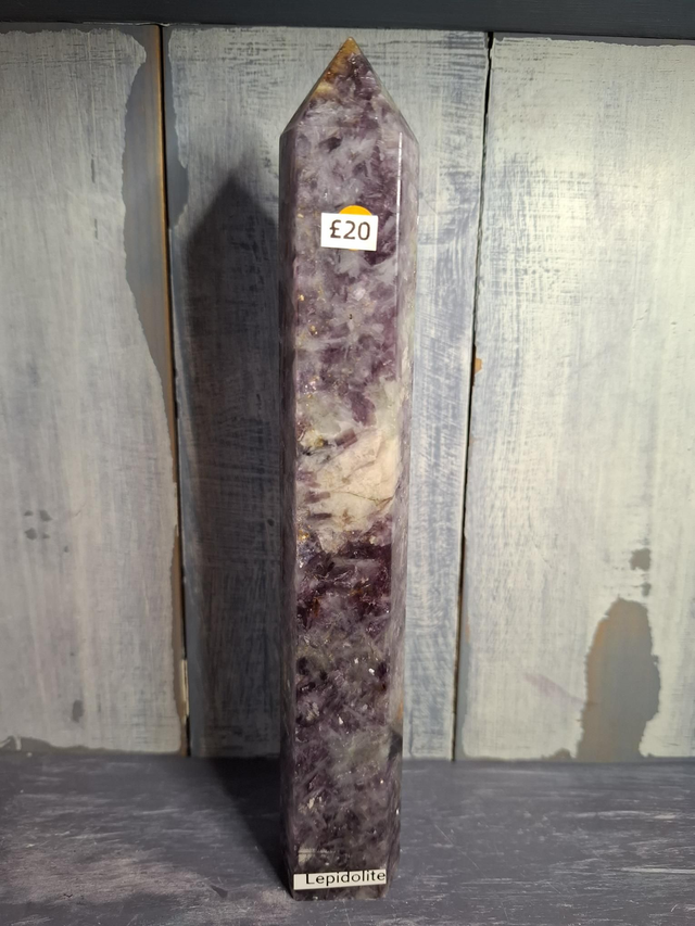 Lepidolite Tower 