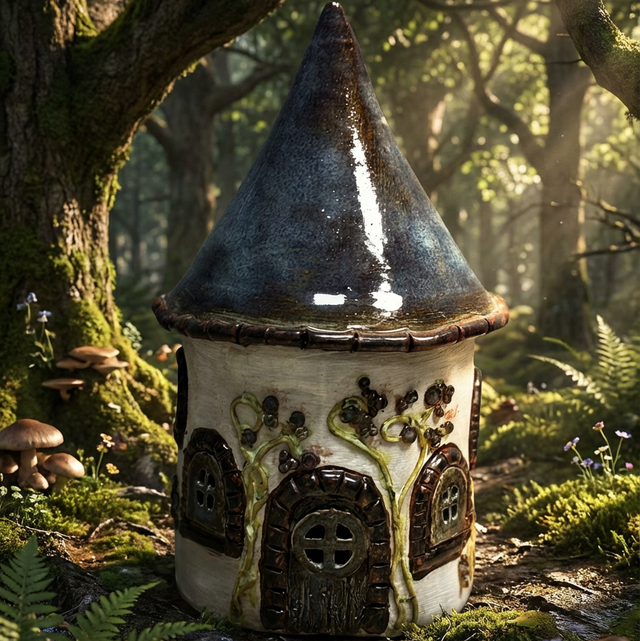 Vine-crowned fairy cottage