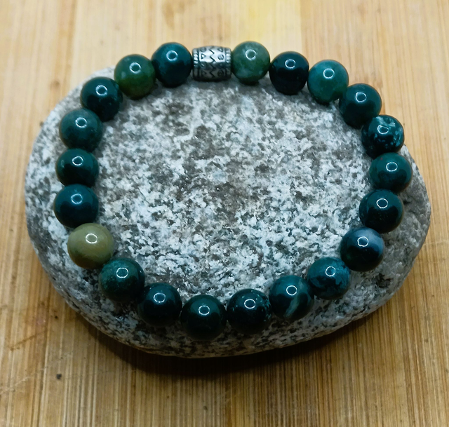 BRACELET EN AGATE MOUSSE