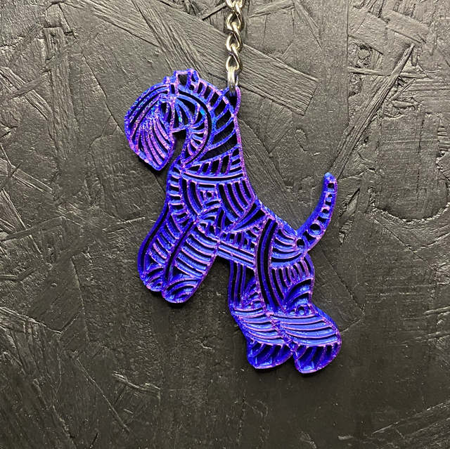 3D - Keychain Kerry Neon City