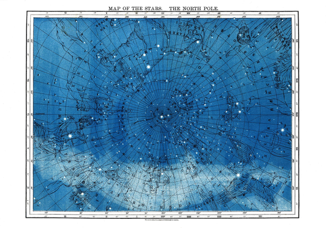Map of the Stars - North Pole