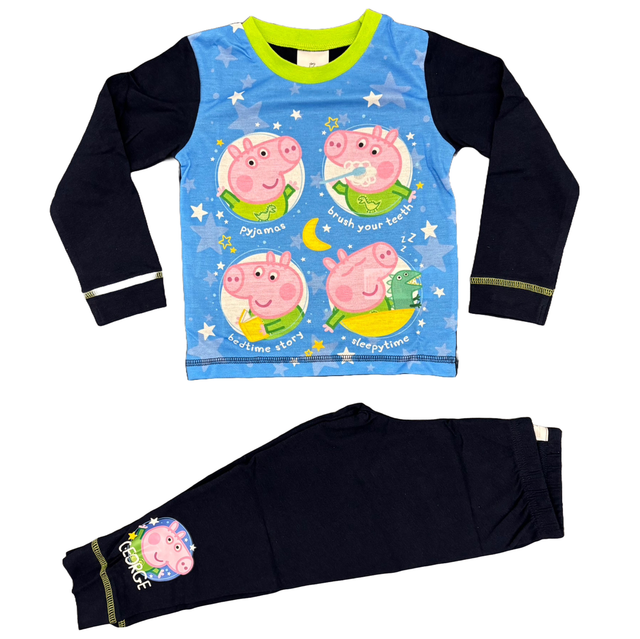 Boys George Pig Peppa Pig Pyjamas 2-5 Years