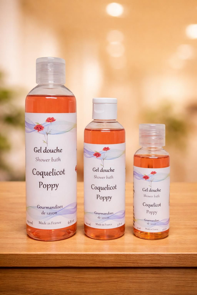 Gel douche senteur Coquelicot