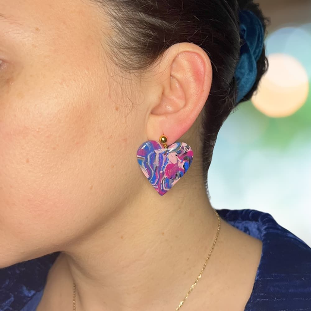 Boucles d’oreilles Cœur Évasion