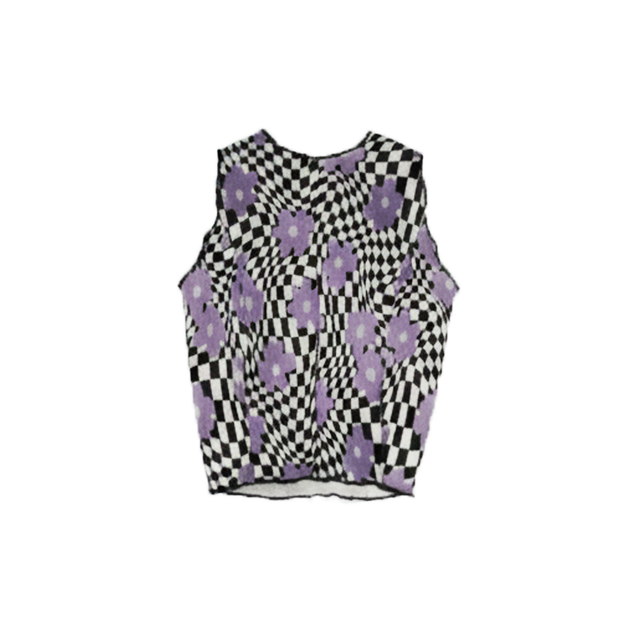 PSYCHEDELIC FLORAL TOP