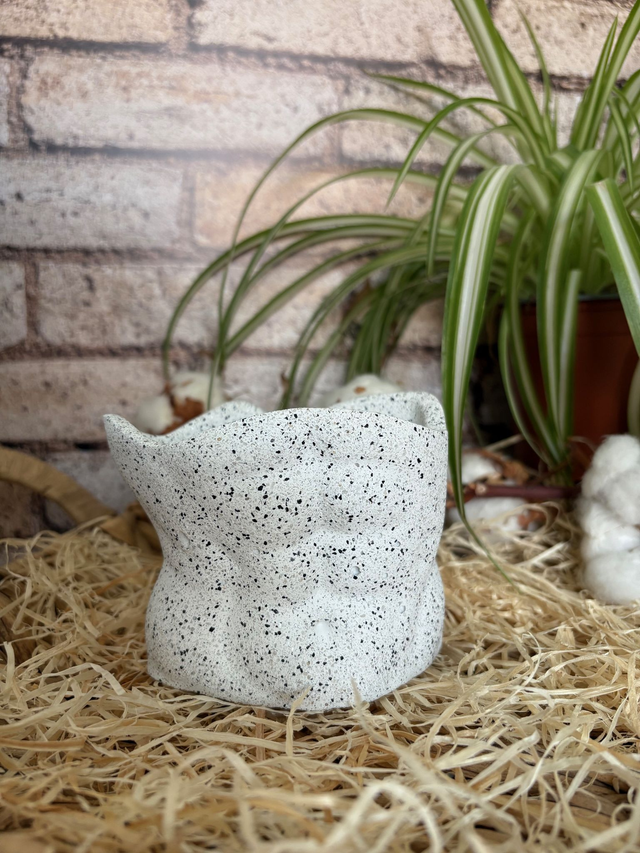 Vase / Pot Ptit bidou : Effet granite