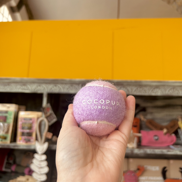 Cocopup London Tennis Ball - Pink &amp; Lilac 