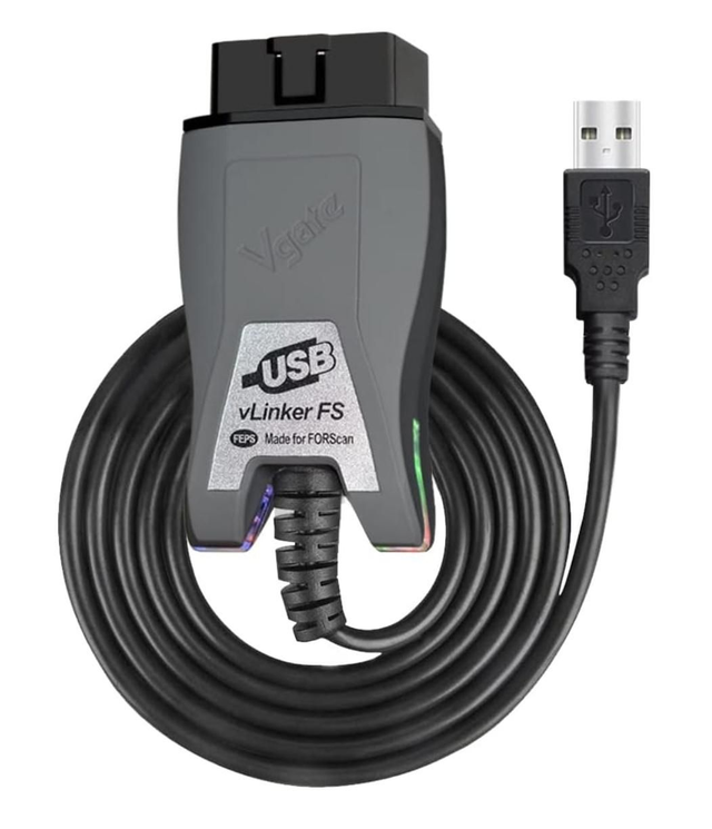 (New) Vgate vLinker FS OBD2 USB Adapter For Forscan HS/MS-CAN Auto Switch