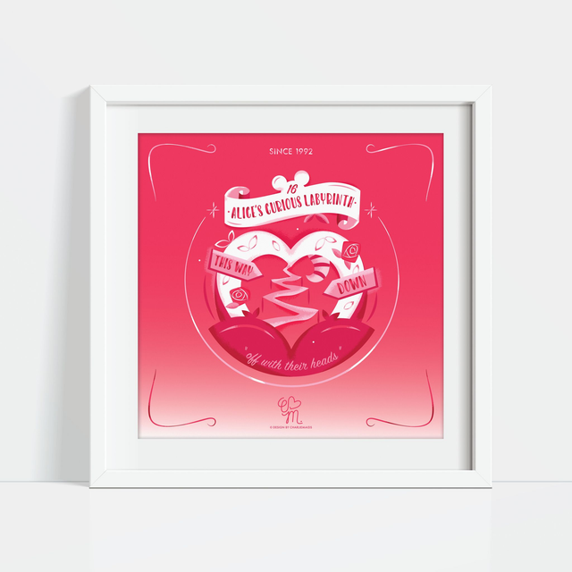 Illustration Attractions Légendaires | 16 Alice's Curious Labyrinth