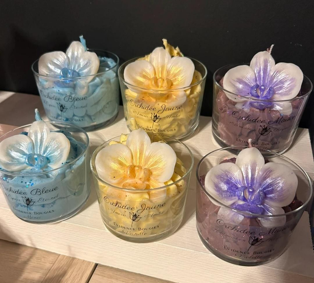 BOUGIE GOURMANDE " ORCHIDÉE "