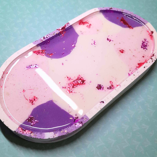 FUCHSIA DREAM - Vide-poche - Eco-résine