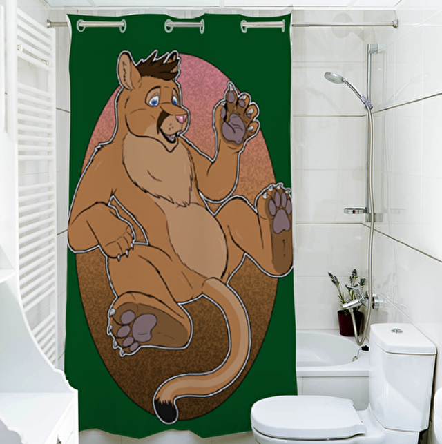 Puma Duschvorhang 140cm x 200cm