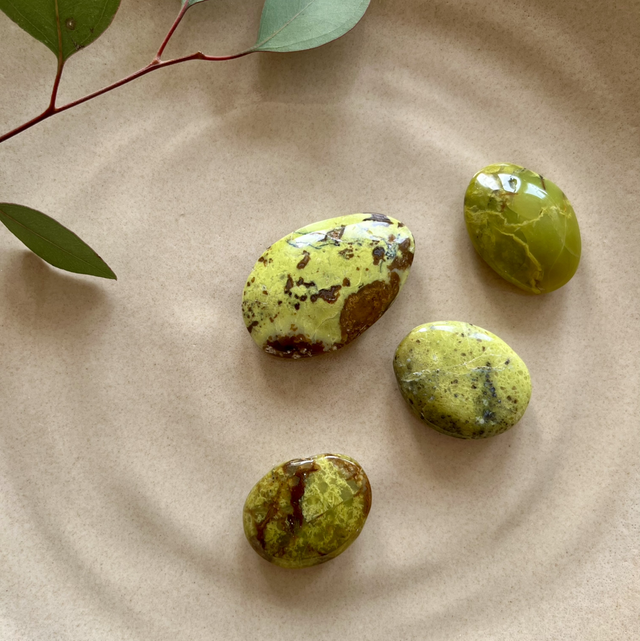 Grüner Opal - Seifenstein