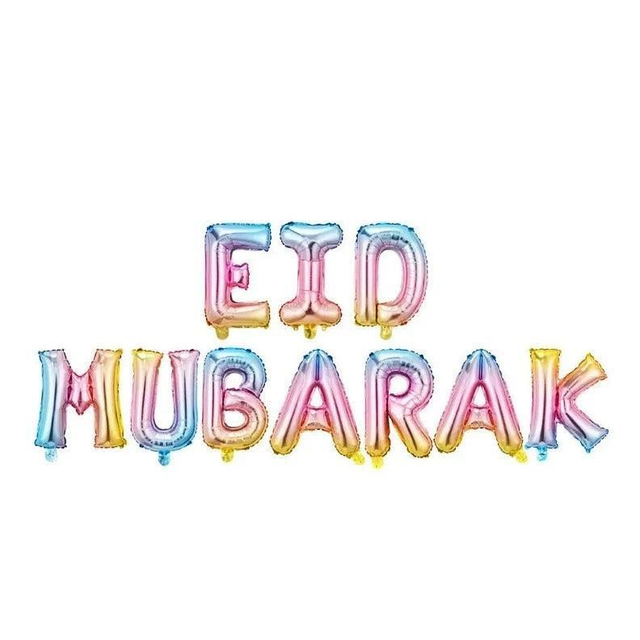 Eid Mubarak Foil Kit Multicolour 16"