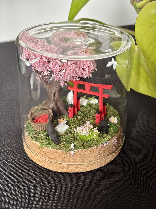 🍃 Terrarium verre 10cm - Édition japon