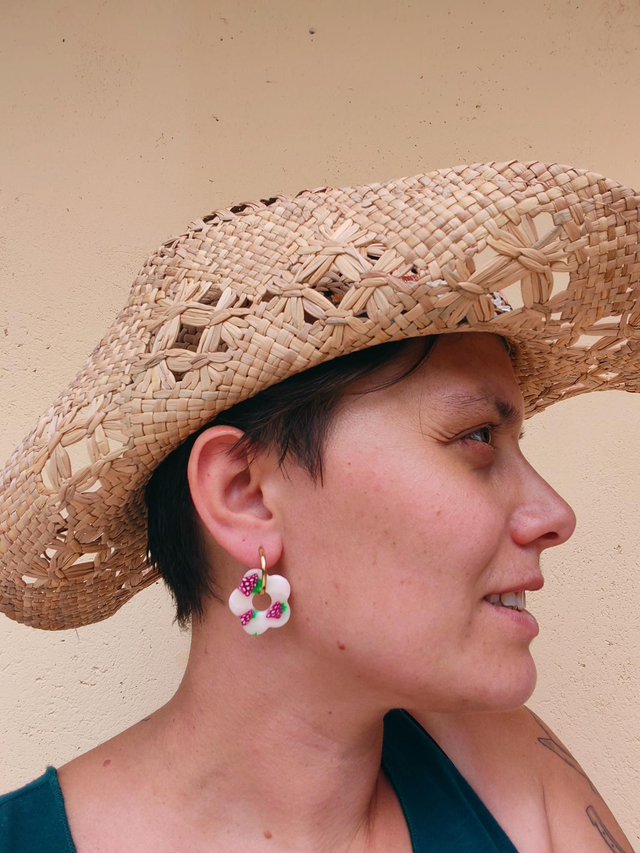 Fleurs Amaya raisin blanc réversible