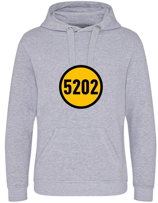 Hoodie - Hennef 5202 - heather grey