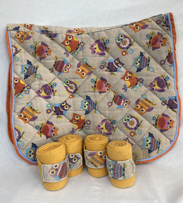 Lot Tapis + bandes Hiboux