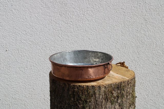 Handmade Copper Baking Pan – Shallow Roasting Dish for Oven, Gas &amp; Wood Stove, Artisan Cookware, Custom