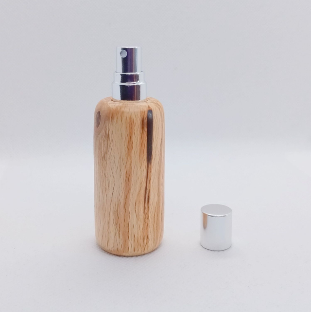 Atomiseur en Hêtre échauffé monture argent